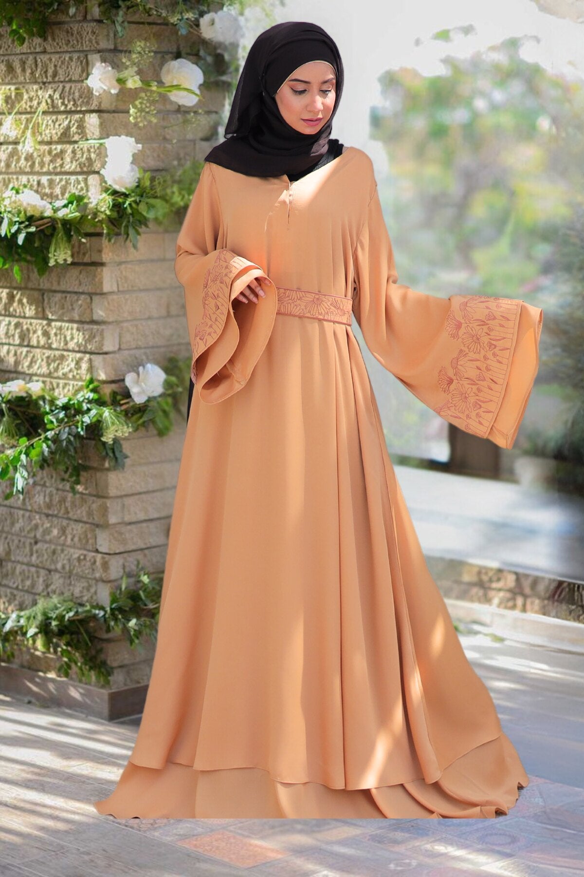 Double Layered Abaya